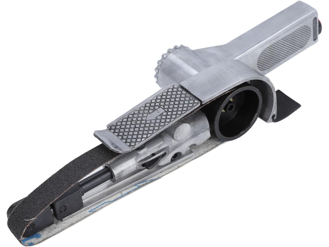 Lixadeira De Cinta Pneumática, Mini, 16.000 Rpm, 4/5 Polegadas X 20,4 Polegadas Com