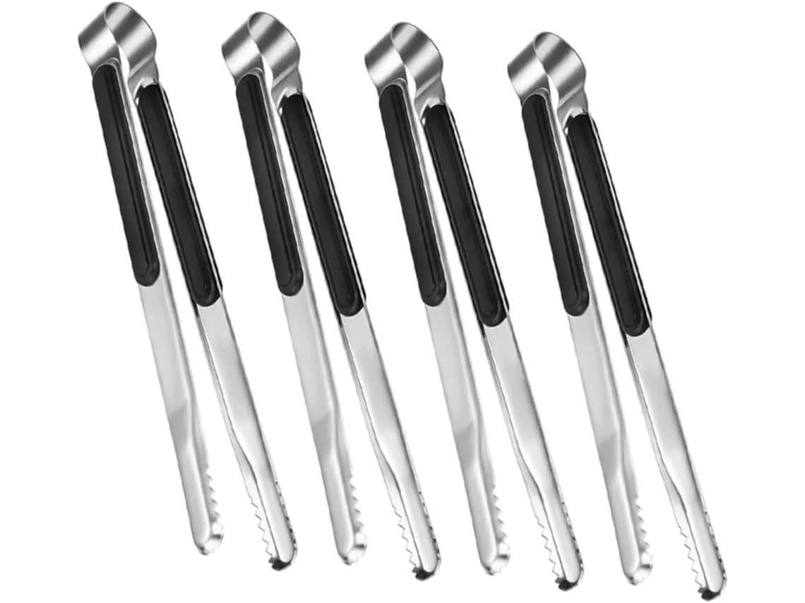 Conjunto De 4 Pinças Cozinha Toyandona Em Aço Inoxidável Com Cabos Ergonômicos, Utensílios Multifuncionais Para