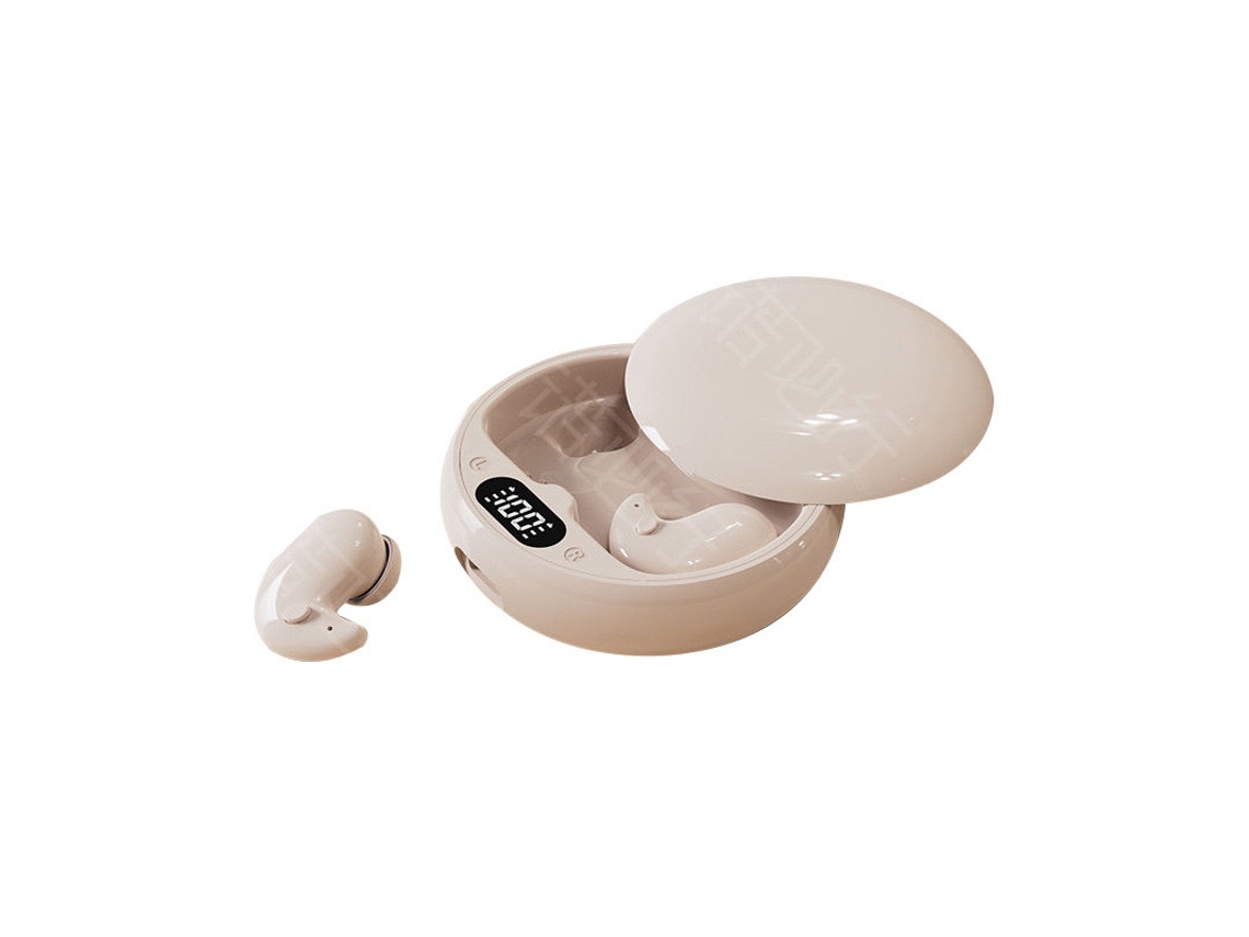 Auriculares Sem Fio Sono Invisível Música YIZHOOD Bluetooth com Cancelamento de ruído Rosa