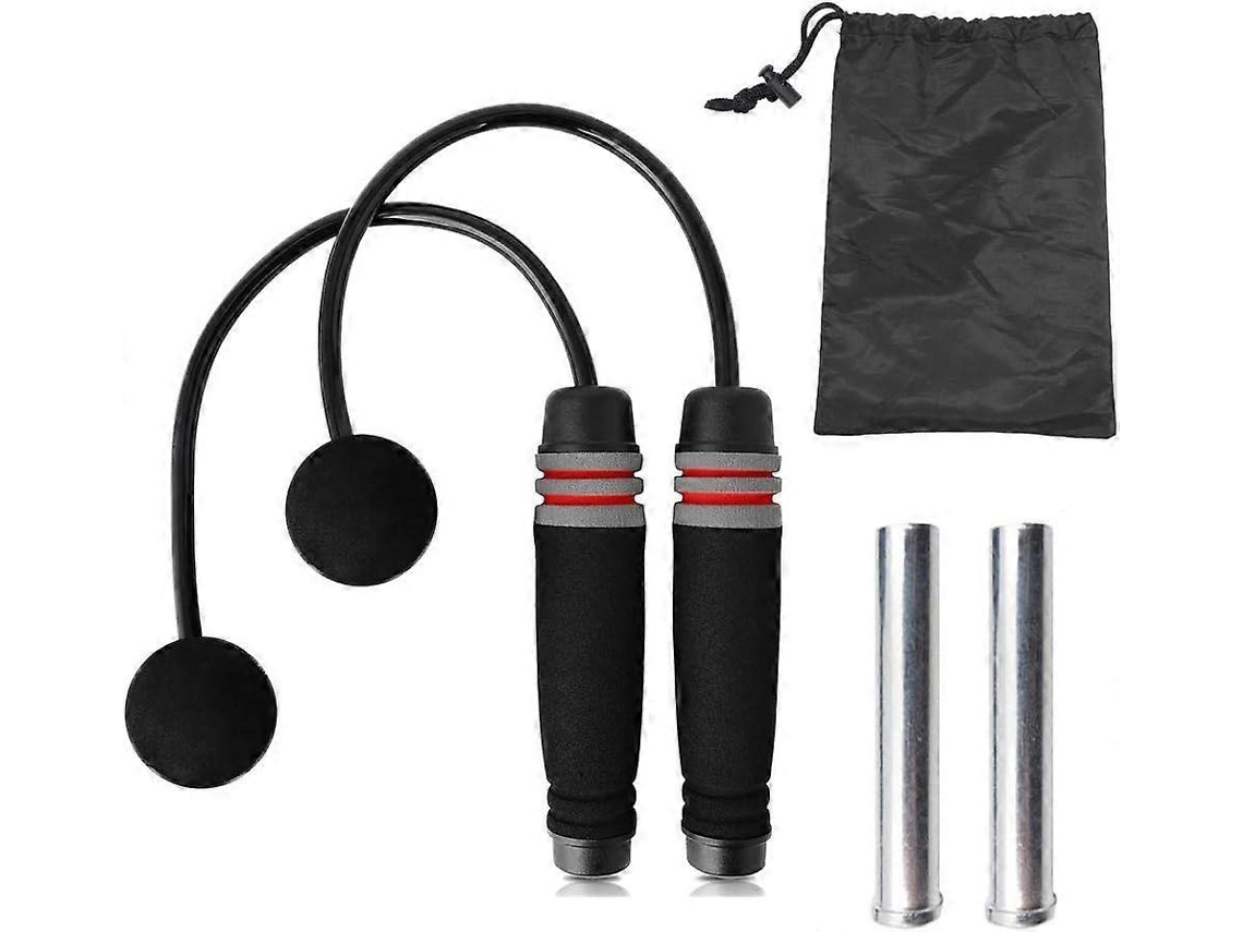 Corda De Pular Esportiva Ajustável Sem Fio Com Blocos De Metal Pesados Aquaforge