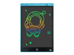 Tablet Eletrônico Lcd para Escrita À Mãoprancheta de Desenho + Pincel Grosso Azul Tiffany 30 Cm com Caixa de Presente CHENNNLS