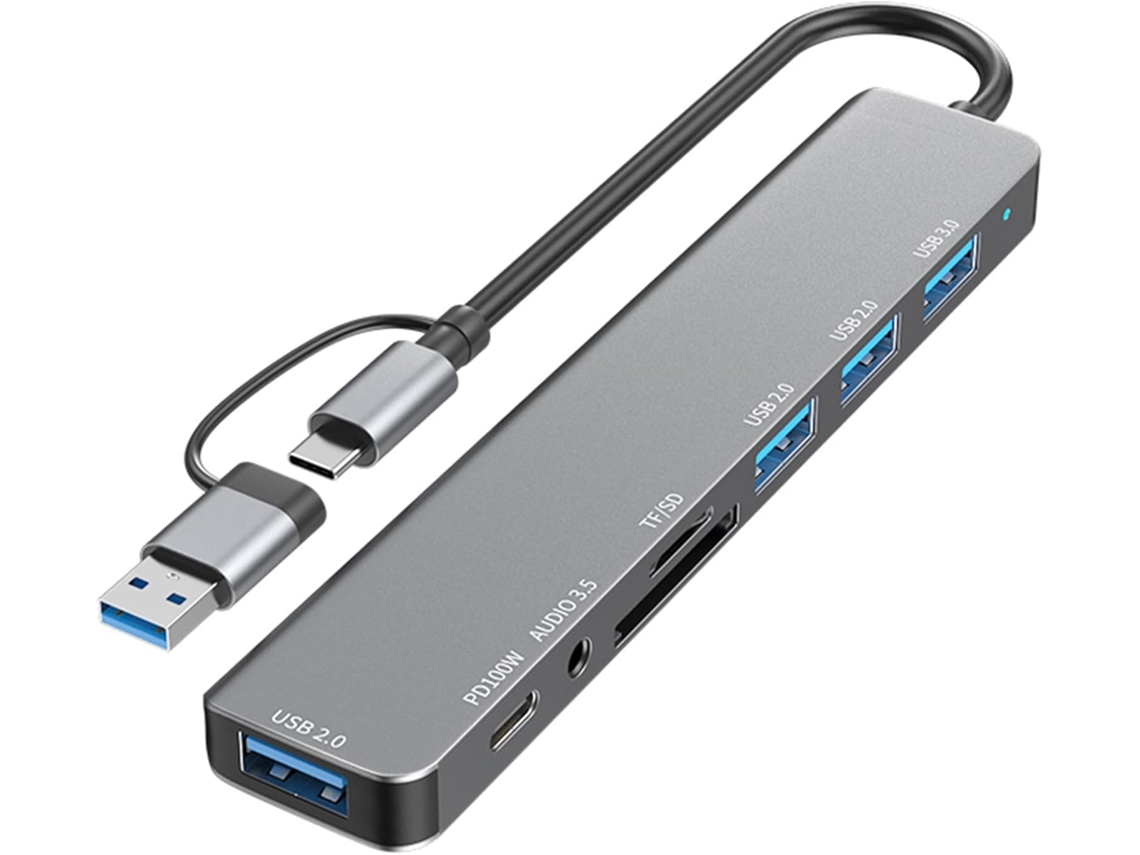 Adaptador Usb-c Com Múltiplas Portas, Estação De Acoplamento Expansão