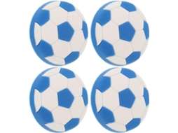 Shineofi 4-puxadores De Gaveta Silicone, Design Com Furos, Pacote Com 4 Peças, Formato De Bola Futebol, Seguros E