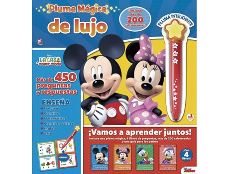 Livro Lápiz Mágico Con Stickers Mickey Quiz It Pen de Mickey (Espanhol)