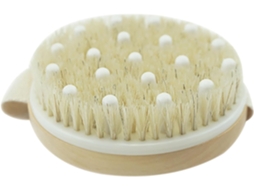 Escova Corporal Redonda Hemobllo Unissex Para Esfoliação E Melhora Da Elasticidade Pele, Para Massagem Linfática E