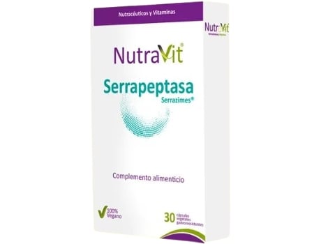 Nutrapeptasa Serrazime Cápsulas Nutravit