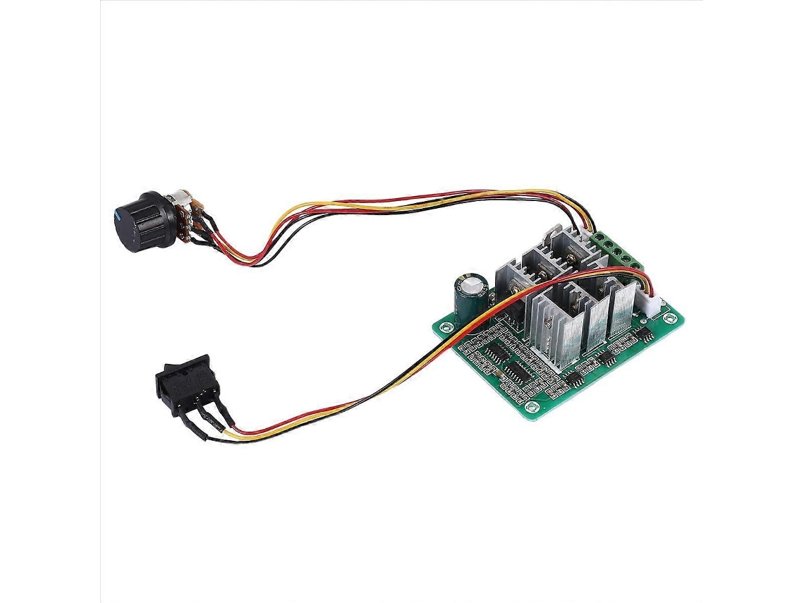 Controlador de motor trifásico sem escovas e sem sensor BLDC BL01 15A com modulação violenta de ventilador DC5V6V9V12V36verde eprata