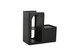 Mesa de apoio HOME ESPRIT Preto Metal 60 x 30 x 60 cm