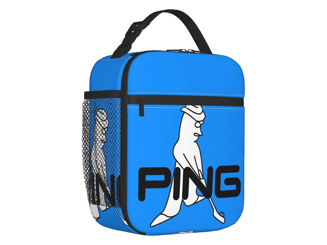 Lancheira térmica com logotipo de golfe para mulheres, à prova de vazamentos, ótima para praia, acampamento e Aquaforge.