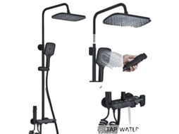 Conjunto De Torneira Para Chuveiro, Jato Superior, Chuveiro Manual, Bidê, Preto Sem Display Oem