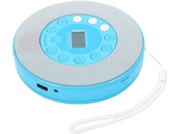 Leitor Cd Portátil Annadue, Alimentado Por Bateria Recarregável Com Anti-pulos, Bluetooth, Alto-falante