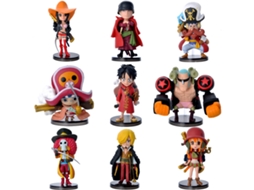 9 Figuras EASTVAPS One Piece Luffy Zoro Nami Usopp