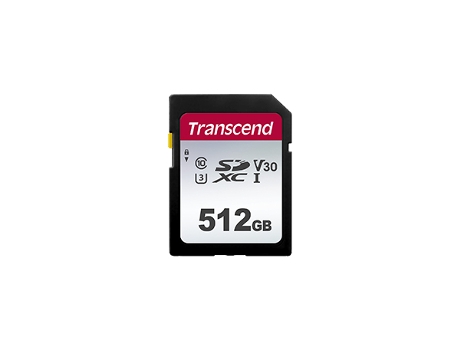 Cartão Memória SDXC  TS512GSDC300S (512 GB - 95 MB/s)