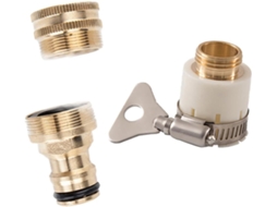 Conjunto De 3 Conectores Universais Engate Rápido Alta Pressão Para