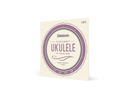D'Addario Ej87C Titanium Ukulele Strings Concert