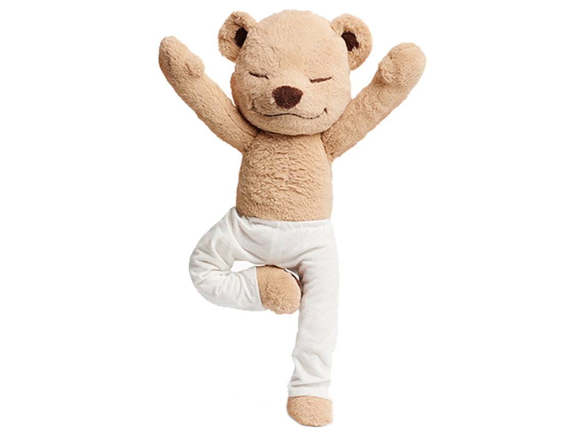 Mali brinquedo de Ursinho de Pelúcia Yoga Cute Cartoon com Diversas Poses Macio para Crianças e Adultos