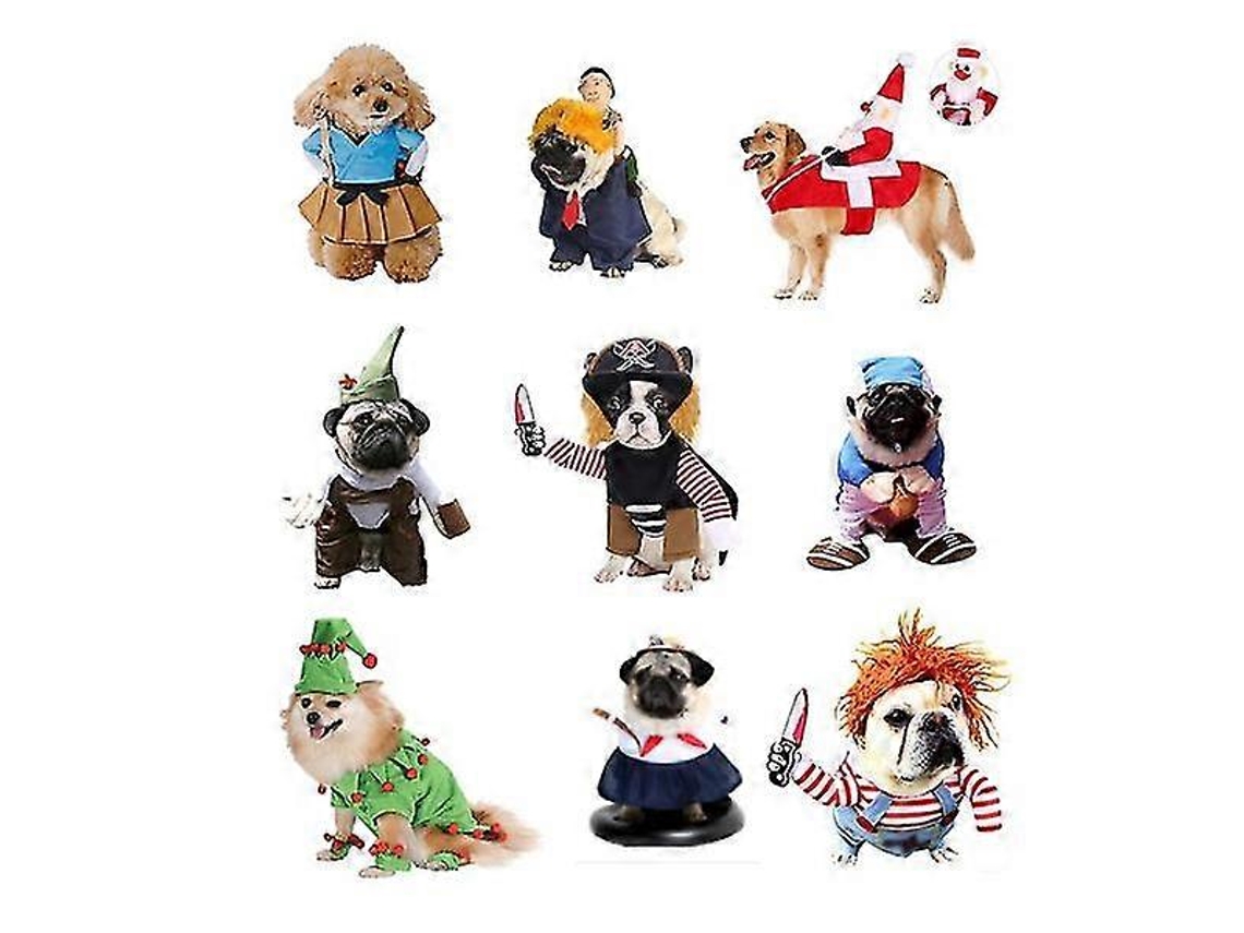 Fantasias De Halloween E Natal Para Cachorros S - Elfo