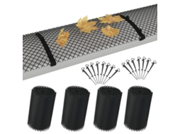 Vidaxl 4 Pcs Rede De Caleira Com Clipes Pead 1,08