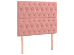 Cabeceira Rosa 100x7x118/128 Cm Veludo MAISON EXCLUSIVE