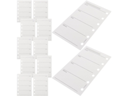 200 Páginas De Papel De Recarga A7 Para Agenda Hebdomadaire, 6 Trous Perforés, 120gsm Resistente Ao Vazamento