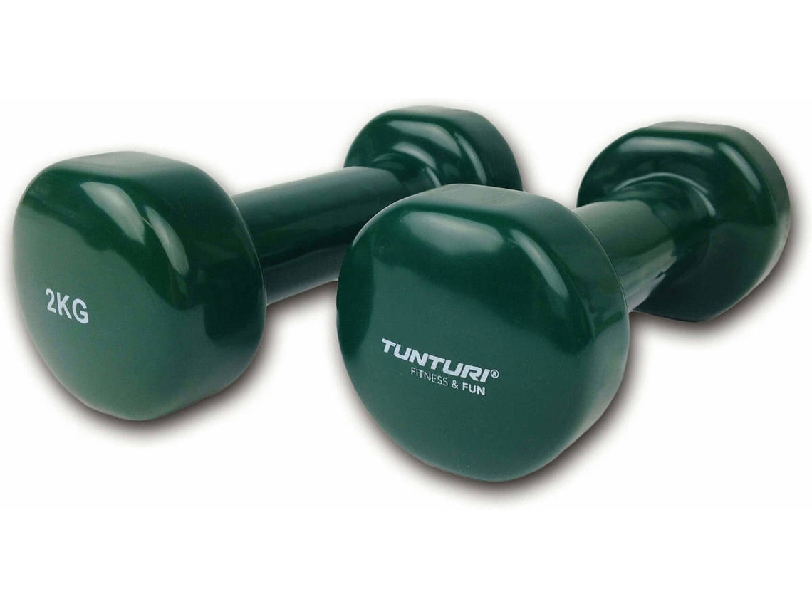 Halteres TUNTURI de vinil (2 kg)