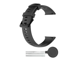 Pulseira De Relógio Lurelia Para Polar Vantage V2 Em Silicone Relógio Preta