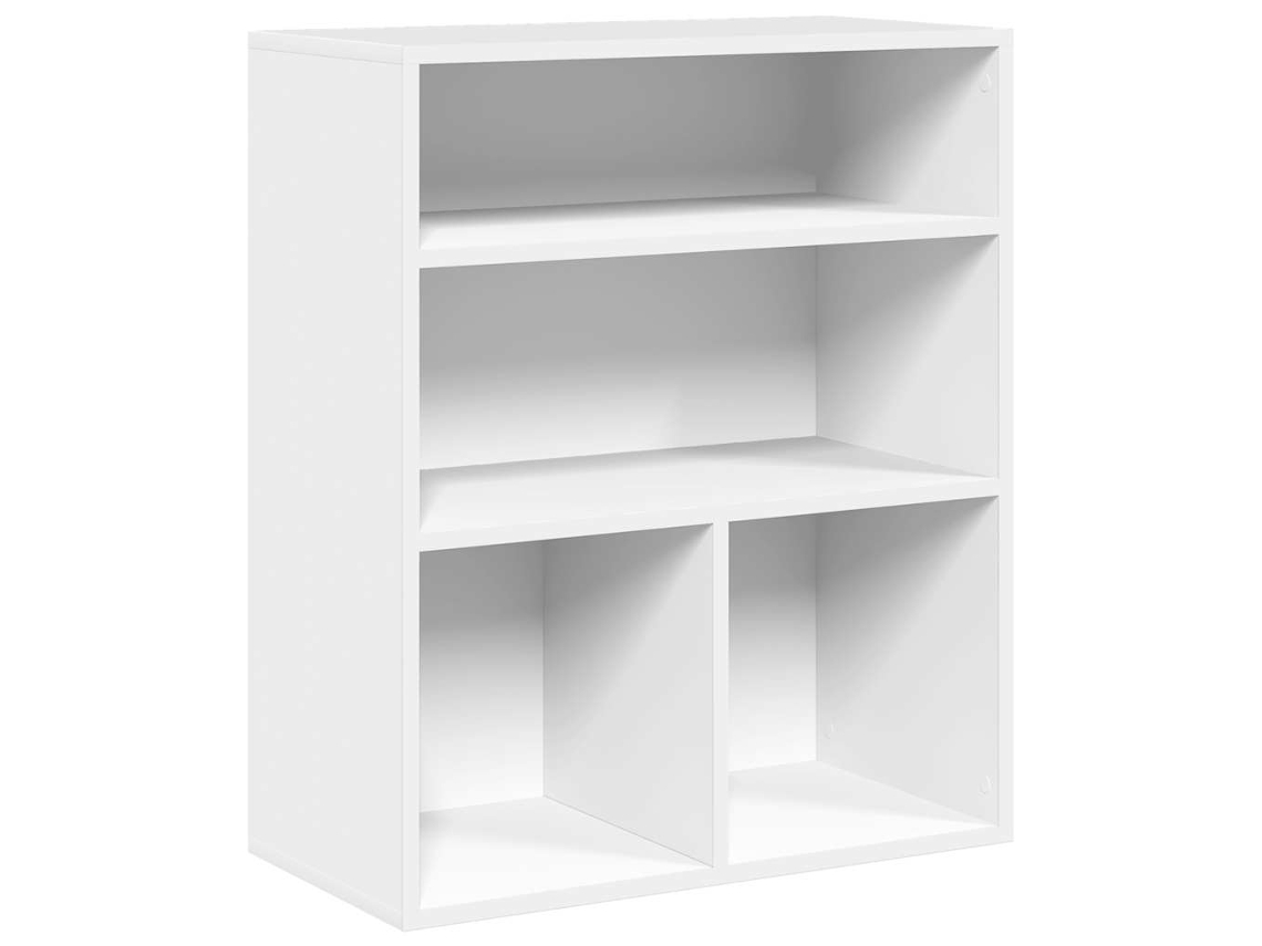 Book Cabinet, Book Cabinets Vidaxl Branco Madeira Processada (60 X 30 X 71.5 Cm)
