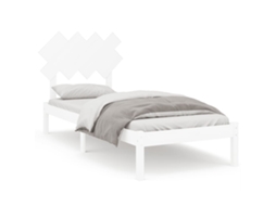 Bed Frame, Bed Frames Vidaxl Branco Madeira (90 X 190 Cm)