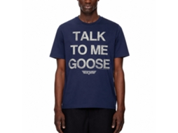 Rockinstone Top Gun Movie Talk Goose Navy Adult T-shirt Size:xxxl