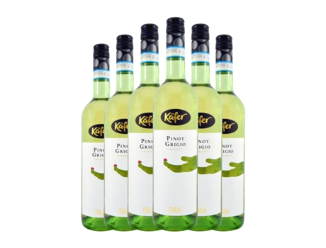 Vinho branco FEINKOST KÄFER Feinkost Käfer Pinot Cinza Delle Venezie (0.75 L - 6 Unidades)