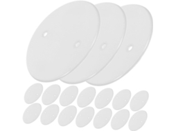 Conjunto De 50 Peças De Placas De Cobertura Plásticas Para Luminárias De Teto.