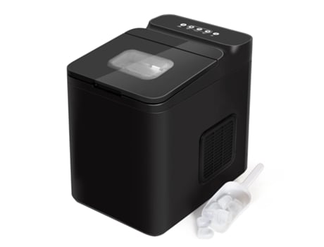 Todeco Máquina De Gelo Para Casa 1,5l, 9 Cubos Prontos Em 6 Minutos, Capacidade De Produção Diária De 12 Kg, Tamanho S/l, Autolimpante Com Pá E Cesto