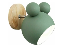 Luminária de parede BRILVIBERA E27 com cúpula, 1 lâmpada, acabamento eletrogalvanizado simples e elegante, ideal para sala de estar e quarto.