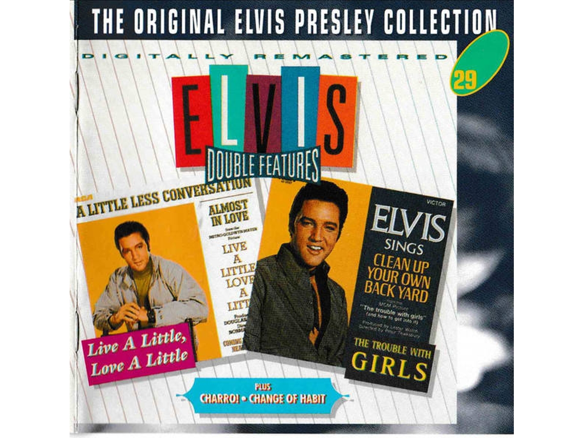 CD Elvis Presley - Live A Little, Love A Little & The Trouble With Girls & Charro! & Change Of Habit