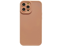 2026 capa Compatível com Iphone 13 Pro Max Morandi Rosa Silicone com Proteção de Câmera