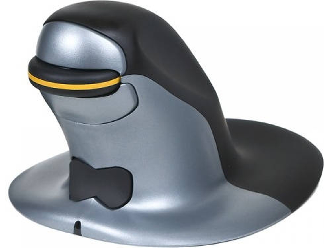 Rato POSTURITE Penguin (USB - Casual - 1200 dpi - Preto)