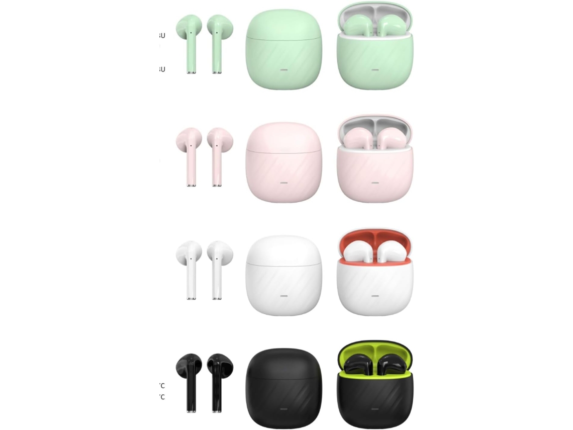 Fones De Ouvido Sem Fio Tws Bt5.3, Leves E Com Design Ergonômico,