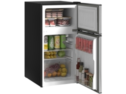 Mini Frigorífico 88l Preto, silencioso, classe E, temperatura regulável, porta reversível, 45,5x50x86,5cm | S/MARCA