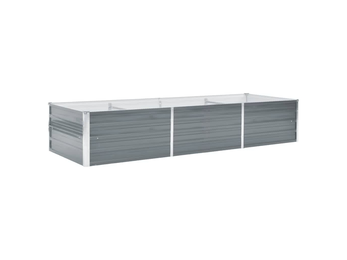 Raised Bed, Raised Beds Vidaxl Cinzeto Aço (240 X 80 X 45 Cm)