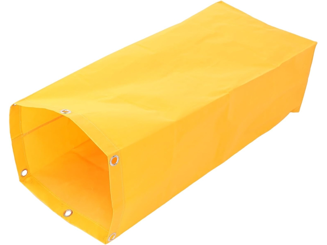 Pano de limpeza Oxford amarelo Wakauto com bolsa organizadora para transporte, ideal para serviços de hotelaria e