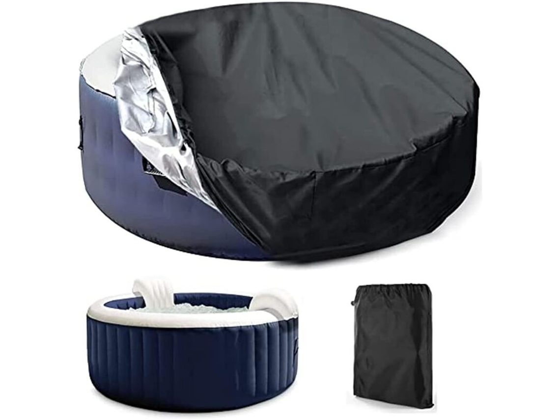 Capa De Proteção Para Piscina Ou Spa,cobertura Redonda Impermeável Para Spa Solar Externo,210x30cm Btforus