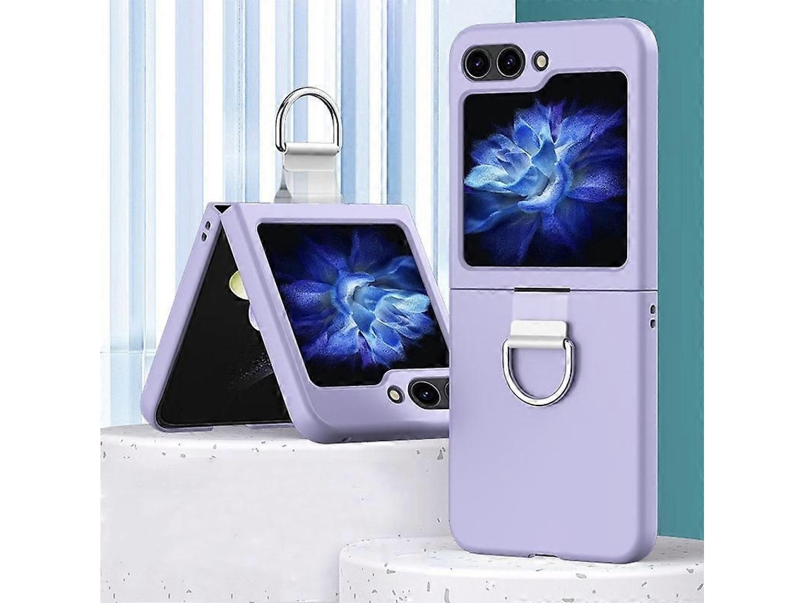 Capa Pc Anel Para Samsung Galaxy Z Flip6, Elysve