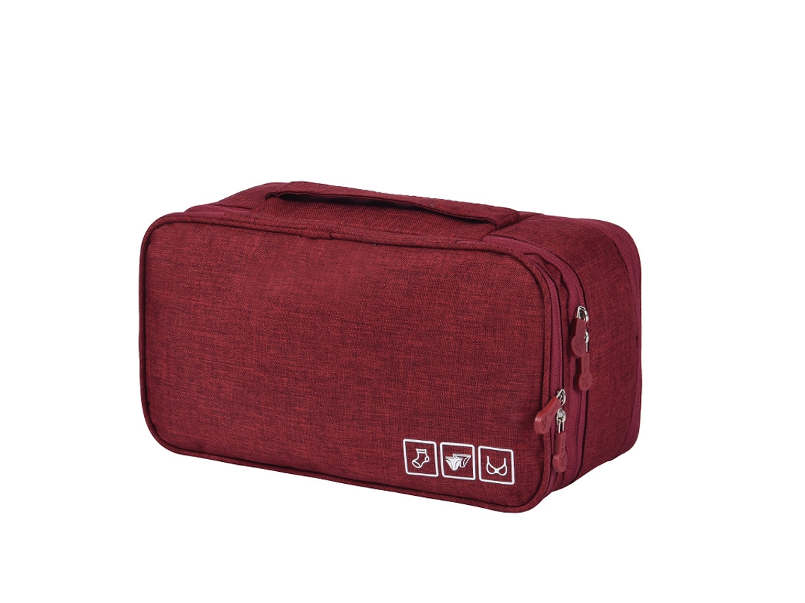 Organizador de Roupa Íntima para Viagem com Grande Capacidade Sutiãs e Meias em Oxford S/MARCA