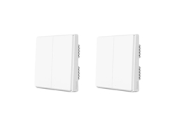 Interruptor De Parede Inteligente, Controle Sem Fio, Instalação Fácil, 2x D1 Com Neutro 2k Oem