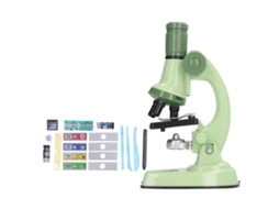Ats microscópio Brinquedo Educatsivo Laboratsório Biológico para Crianças Verde
