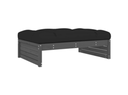 Garden Footstool, Garden Footstools Vidaxl Cinzeto Madeira De Pinho (n/a)
