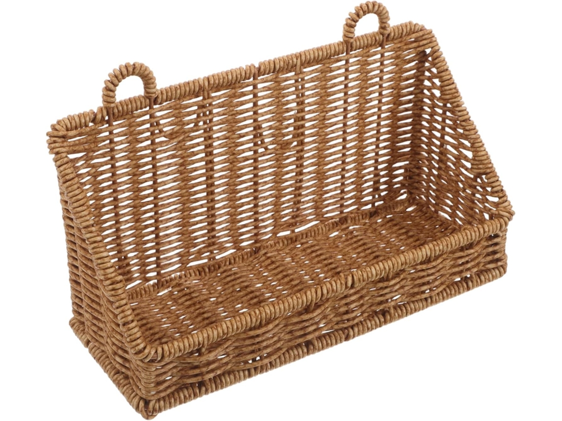 Cesto Organizador De Banheiro Artibetter Em Rattan Plástico Com Design Compacto E Solução Armazenamento Otimizada