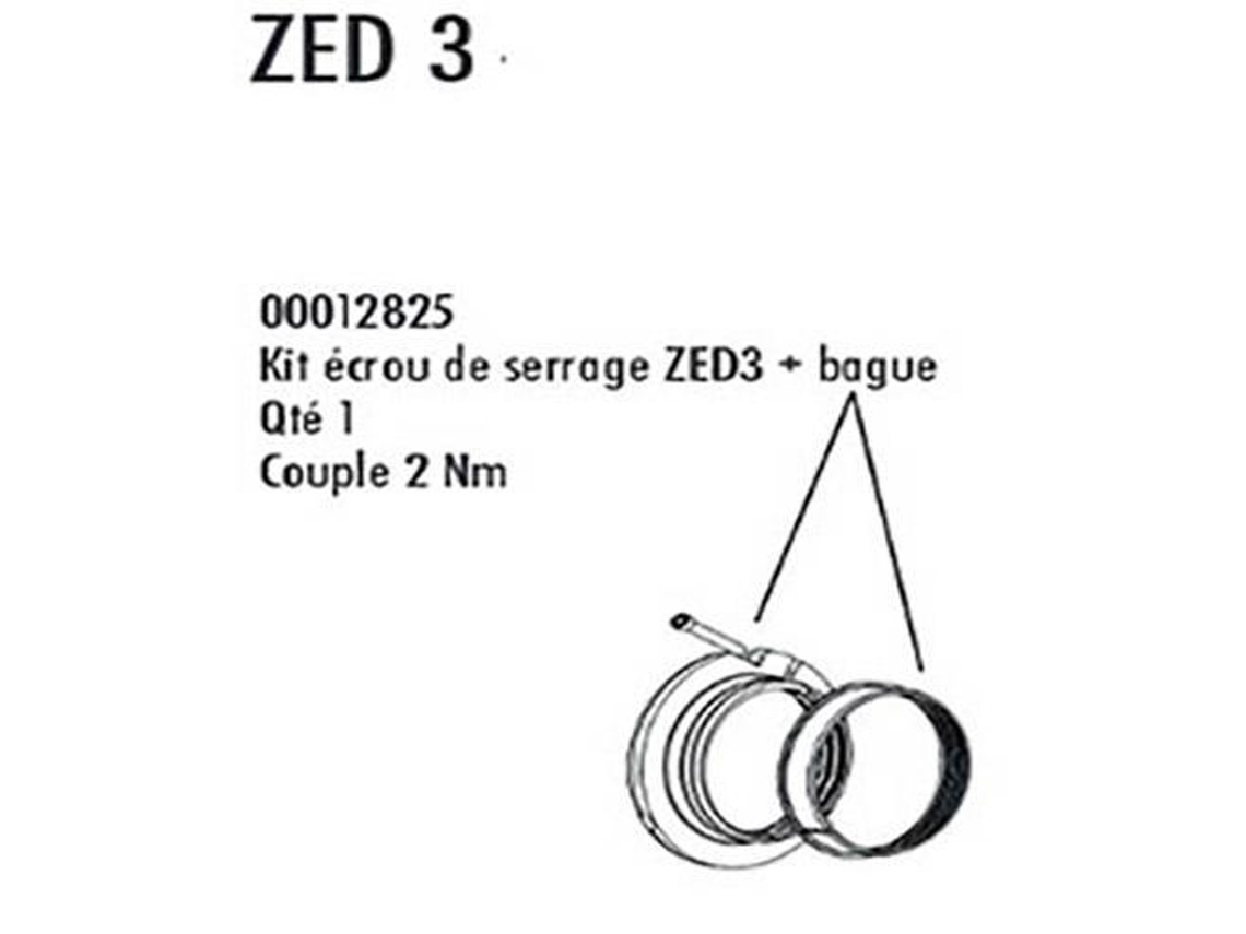 Look Replacement Zed3 Crank Lockring Kit