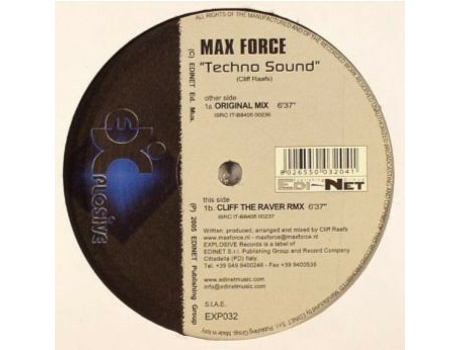 Vinil Techno Sound Explosive Records