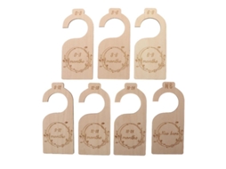 O Novo Cabide Organizador De Armário De Bebê 7pcs